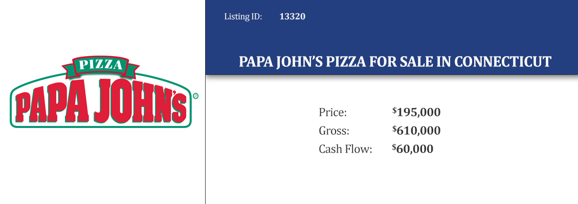 Papa John’s Pizza For Sale in Connecticut